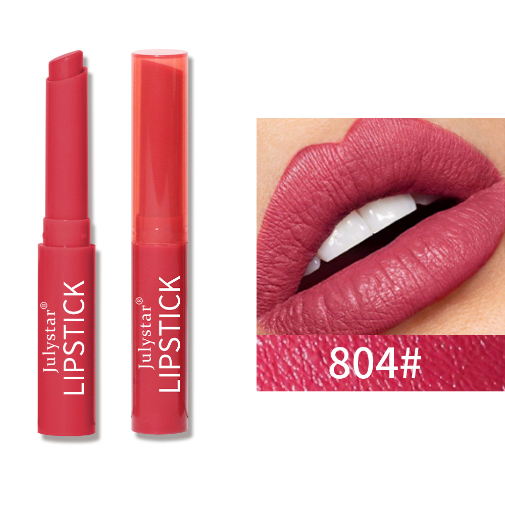 Colored Natural Long Lasting Velvet Beauty Matte Waterproof Lipstick display picture 10