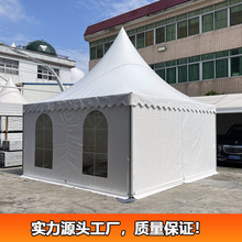 工厂外销户外尖顶帐篷 3m-10m pagoda tent四脚凉亭宝塔篷房批发