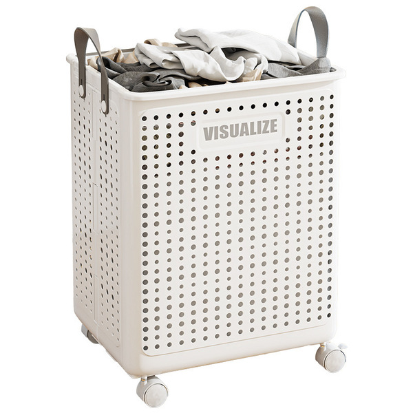 Folding laundry basket