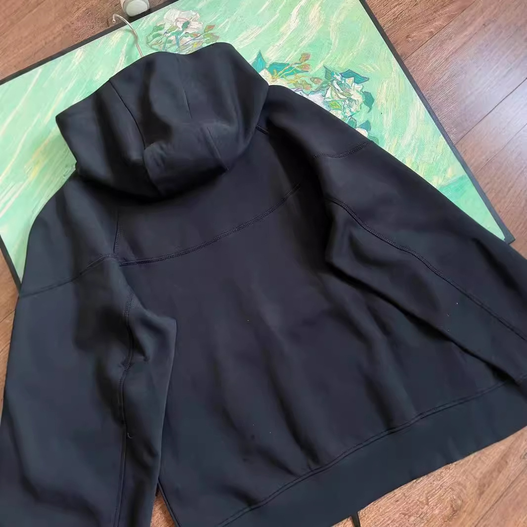 Sweat-shirt cardigan printemps et automne avec veste de sport décontractée à capuche zippée imprimée_voghion.com