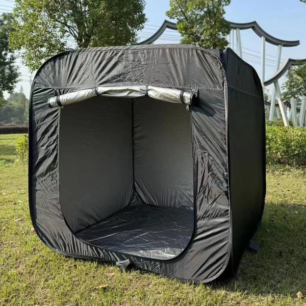 Travel black tent