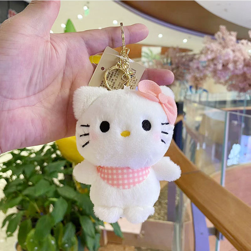 Colgante de felpa sanliou yugui perro llavero accesorios muñeca coolomi muñeca regalo juguete