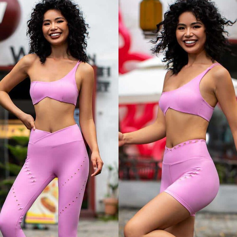 Off-Shoulder Outdoor Sports Yoga Outfit, Running Fitness Yoga Set, High-Waisted Hollow-Out Pilates Training Wear with a Premium Feel
