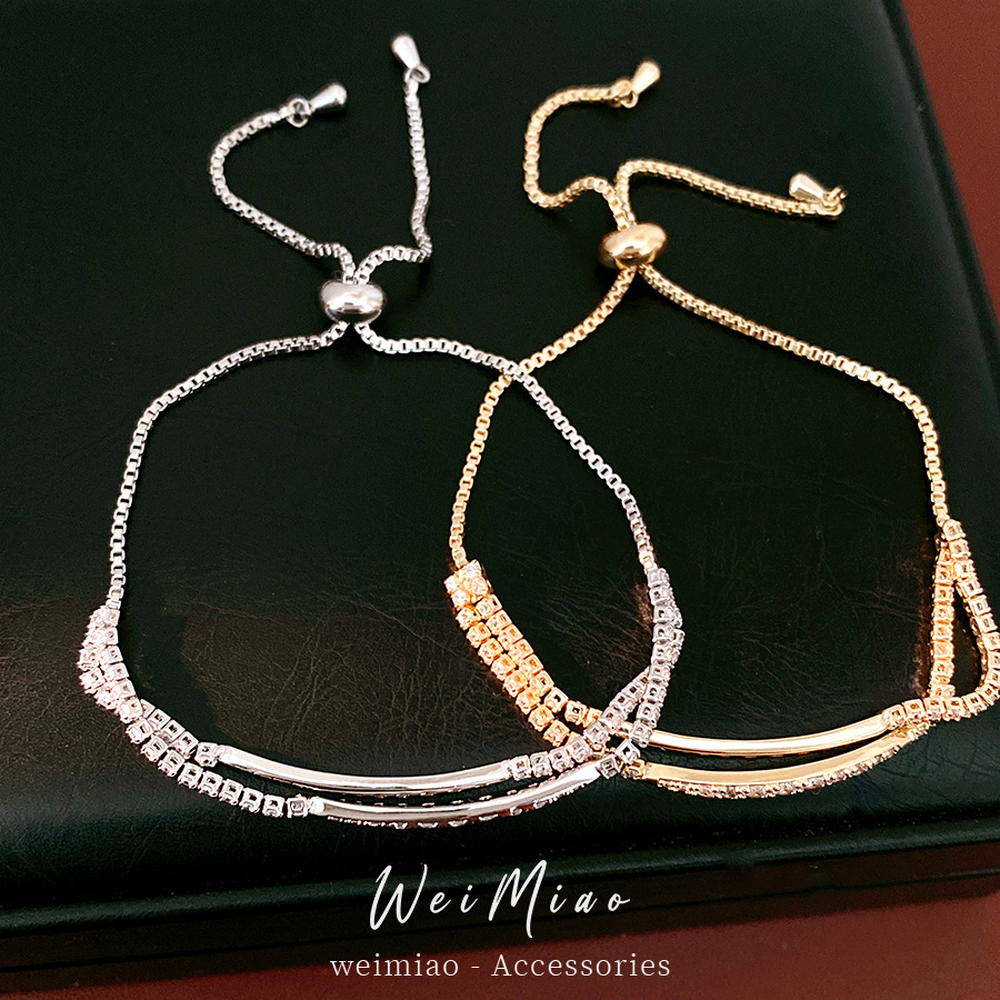 14 quilates de oro real pulsera de piedra de silicio ligera de lujo pulsera de nicho de estilo frío temperamento de moda joyas de mano