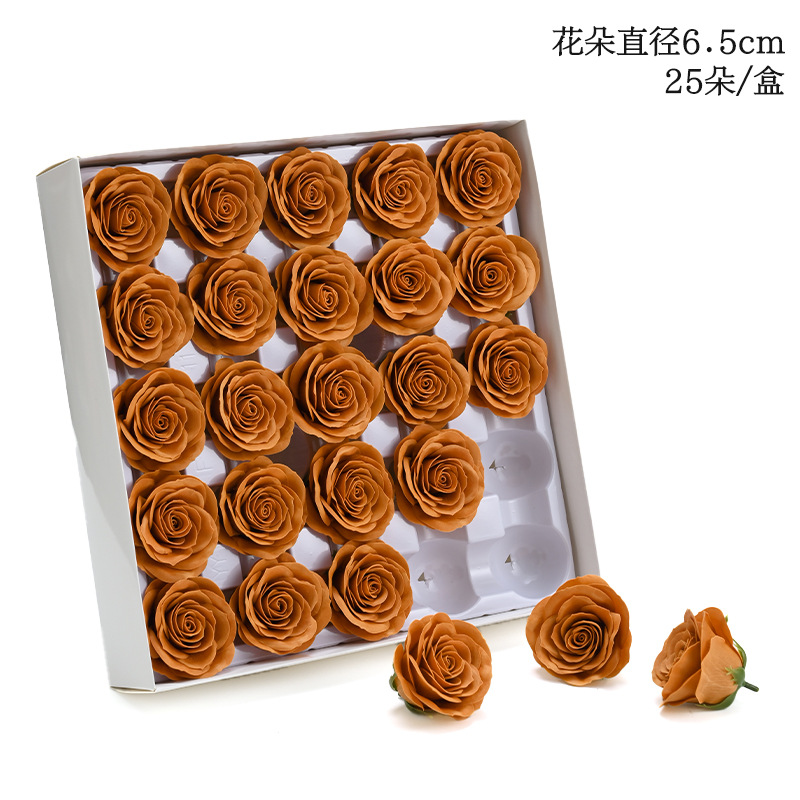 Flor de jabón orgullo rosa siete capas florista DIY material de paquete floral material de paquete floral flores de jabón inmortales