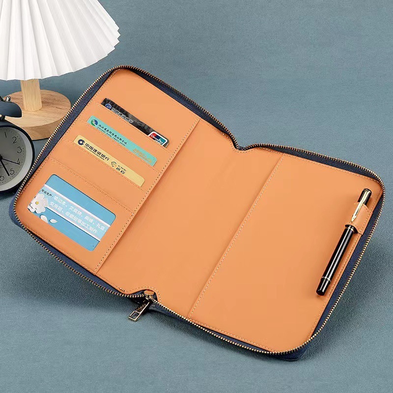 A5ビジネスルーズリーフ手帳クリエイティブ多機能ファイルジップロックバッグ手帳卸売|undefined