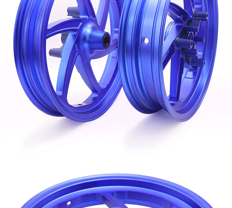 SuiTable for Haojue UHR150 Aluminum Alloy FronT and Rear Hubs, a Pair of HJ150T-28 Aluminum Wheel STeel Rim FronT Disc Rear Drum
