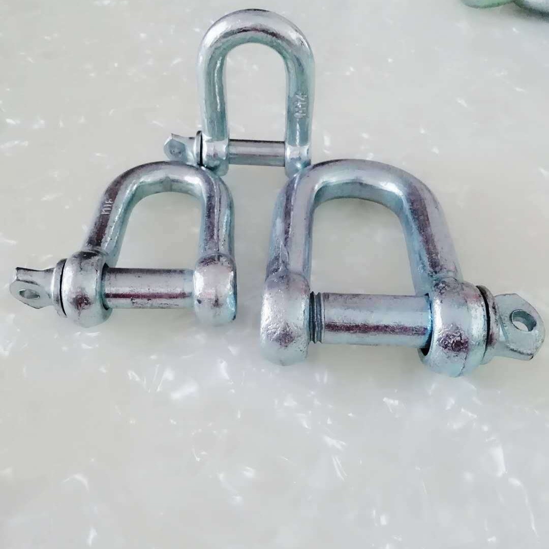 厂家供应索具美式卸扣 模锻马蹄形卸扣 日式D型卸扣批发