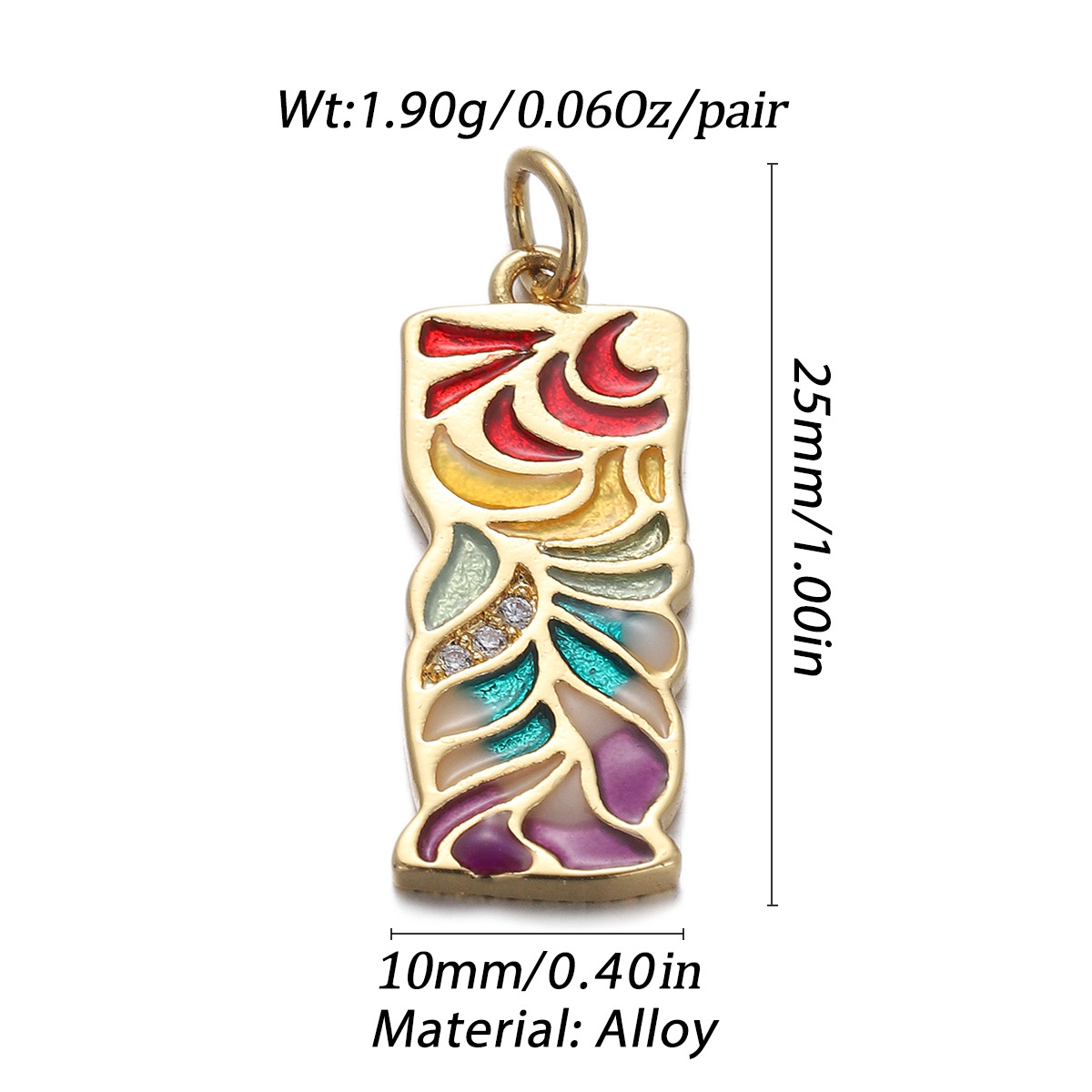 1 Piece Copper Solid Color Pendant display picture 5