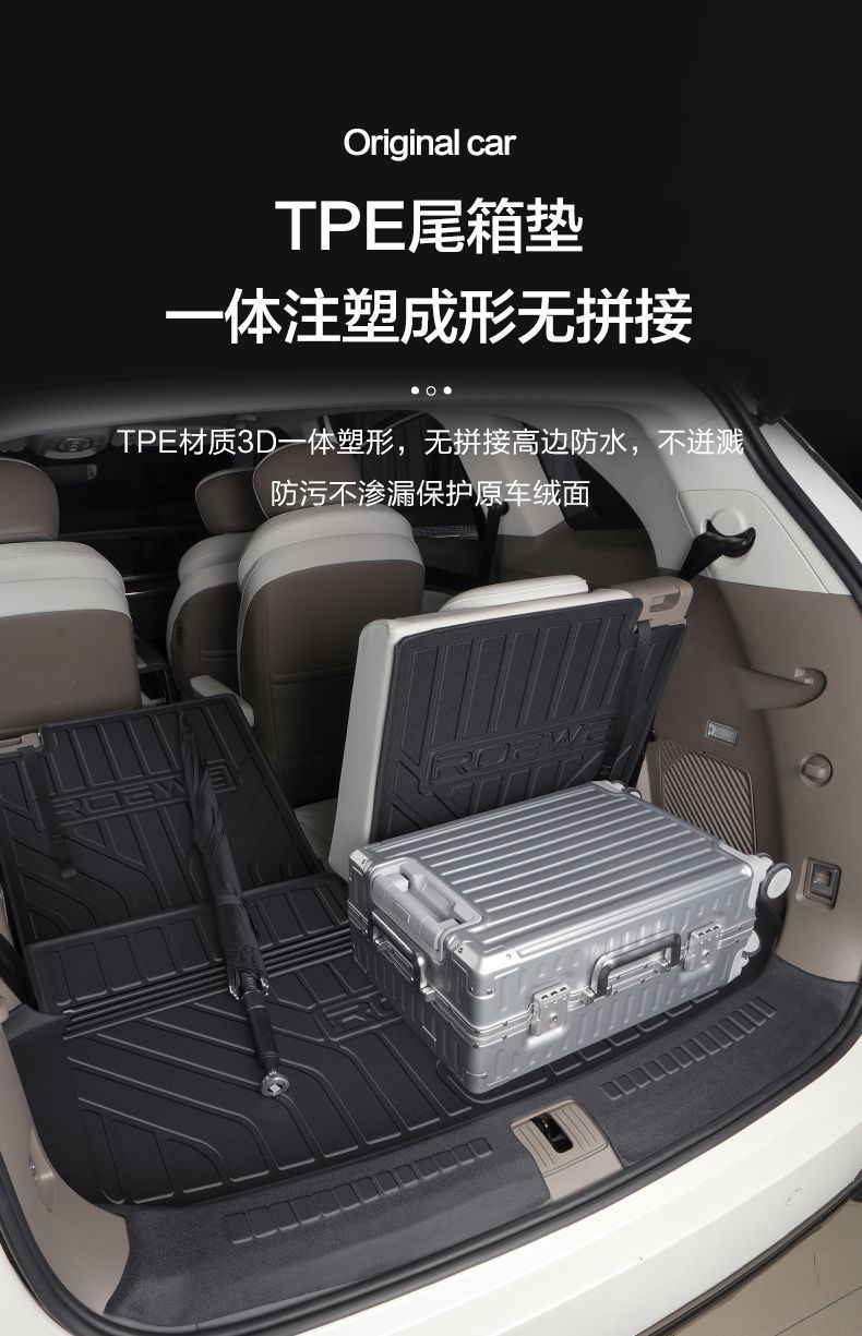 Roewe Rx9 Trunk Mat Car Interior Decoration Collection Car Supplies Modification Accessories Trunk Mat Waterproof