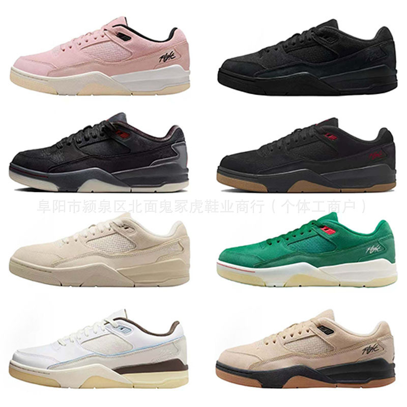 Cross-Border New Aj Flight Court Retro Basketball Shoes, Fashionable, Comfortable, Non-Slip, Wear-Resistant, Low-Cut Sneakers