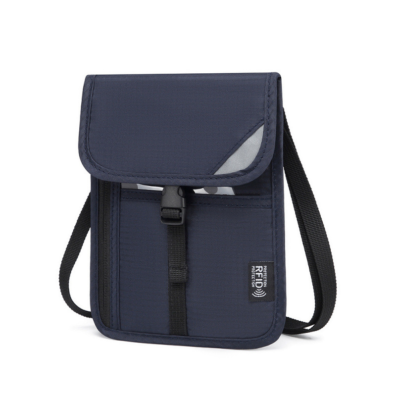 Three compartments navy blue