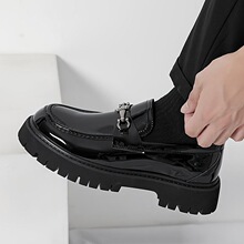 S 72092 Thick Sole Big Head Casual Loafers ��״�ͷ�ָ�Ь