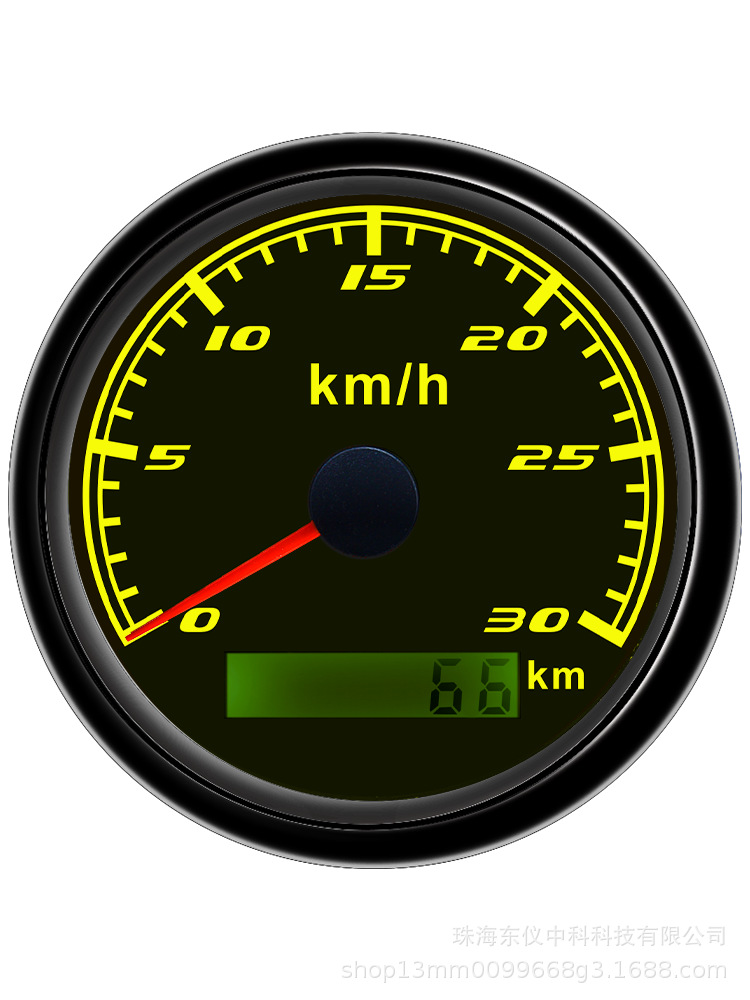 Gps Speedometer 30Km Gps Speedometer 12/24V Universal Engineering Vehicle Pulse Gps Odometer Speedometer