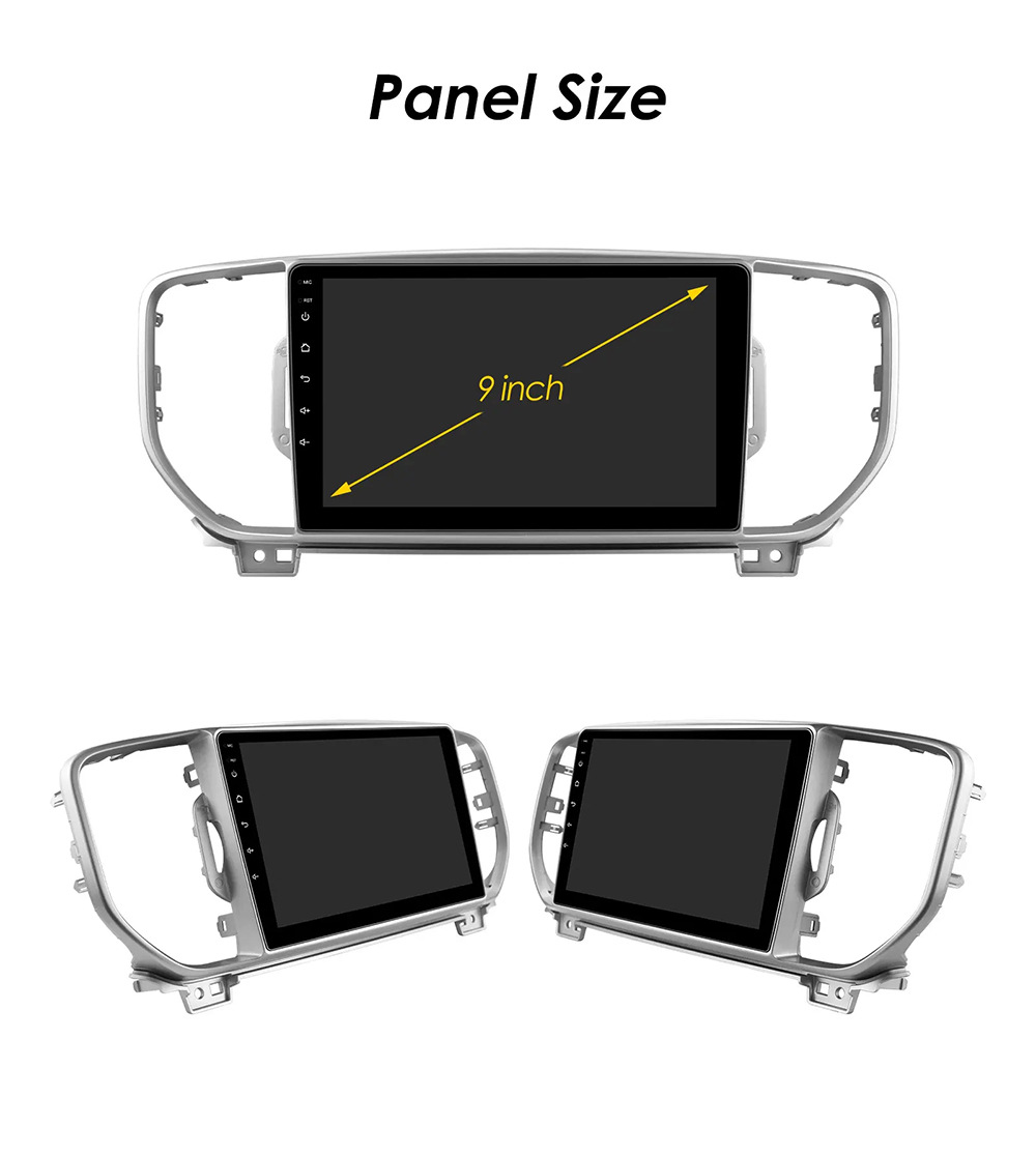 Suitable for Kia Zhipao Sportage4 KX5 16-18 to change Android GPS large screen central car navigation