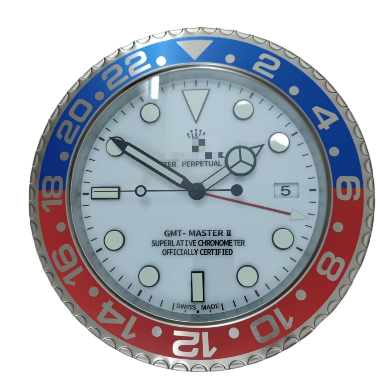 GMT 화이트 + 블루 레드 블랙 스케일 포인터