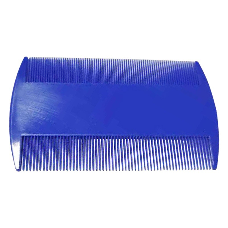Pet Double-sided Toothed Comb Cat Cleaning Beauty Flea Comb Double-sided Plastic Flea Comb Fine-toothed Pet Double-sided Comb