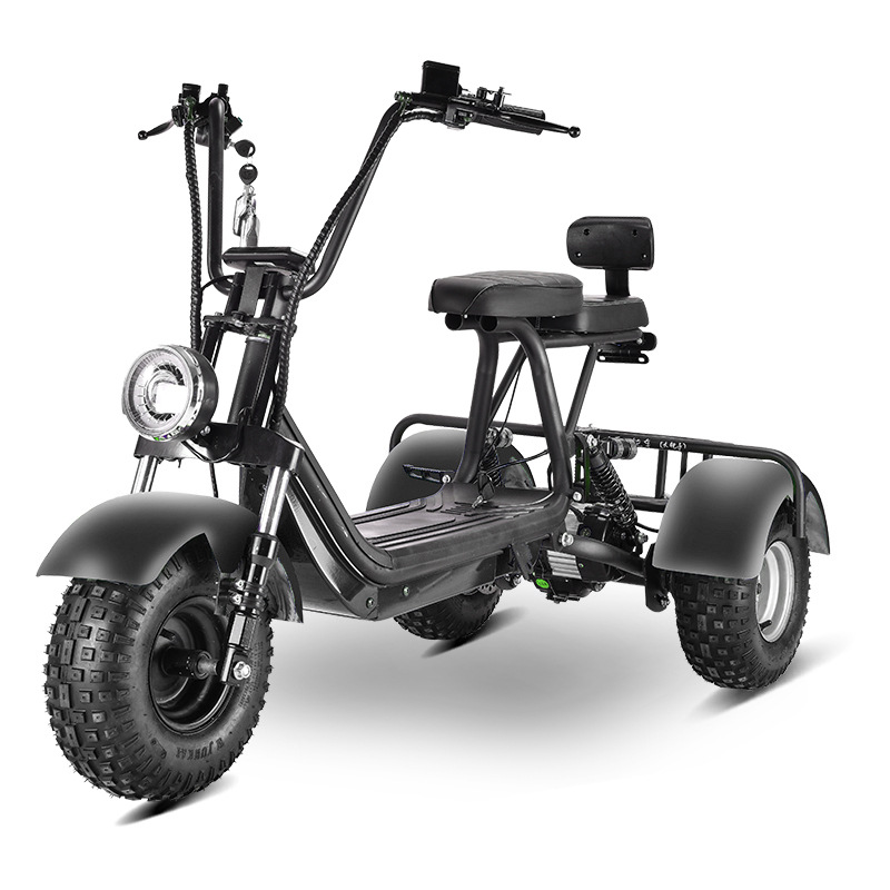 Eec Dot Adult Mobility Scooter Three-Wheeled Motorcycle Harley Electric Vehicle Hm-6 Cross-Border Overseas Warehouse Direct Delivery