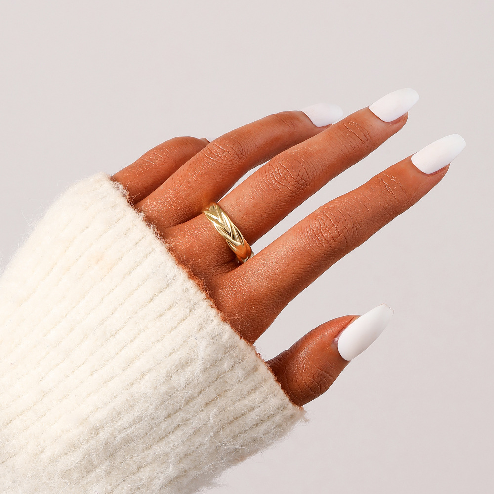 6g Weight Open Ring Classification Adjustable Ring Size 1 Piece Quantity Daily Occasion Stainless Steel Material Star, Heart Shape Pattern Women'S Gender Plating Design Simple Style Style Simple Style Star Heart Shape Stainless Steel Plating Open Ring 1 Piece 57