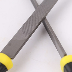 File: High Hardness Flat File, Coarse-to-Fine Tooth, for Bench Worker, Wood Worker, Sanding Tool with Handle