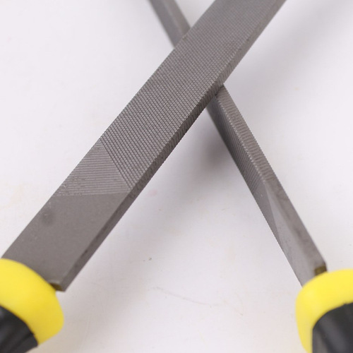 File: High Hardness Flat File, Coarse-to-Fine Tooth, for Bench Worker, Wood Worker, Sanding Tool with Handle