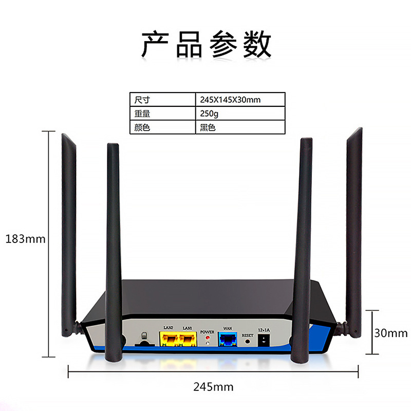 Enrutador de tarjeta LTE sim a cable a Wifi compatible con toda la fuente de los fabricantes de Netcom 2.4G de alta velocidad