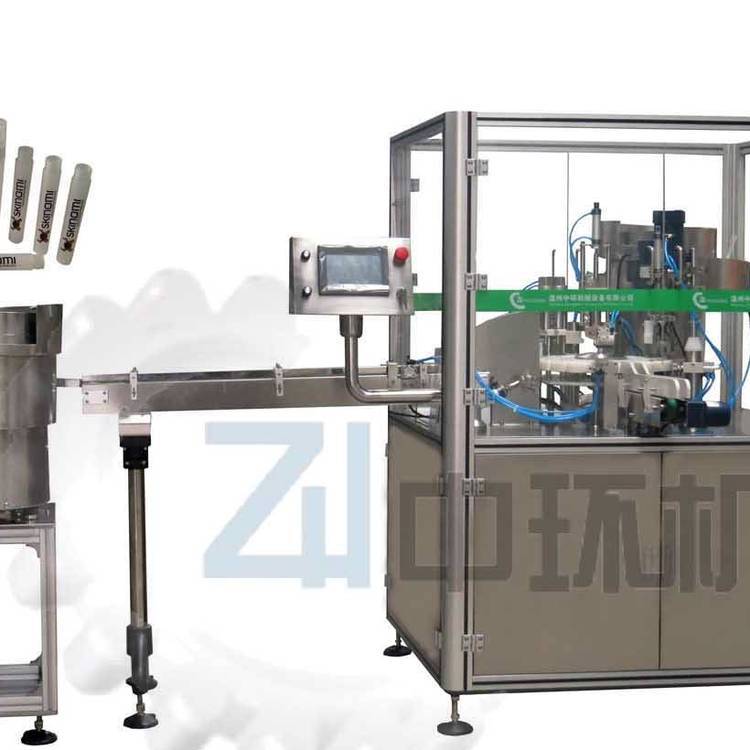 全自动晶透沁白精华水灌装旋盖机 南雄日化机兴宁旋盖机机械