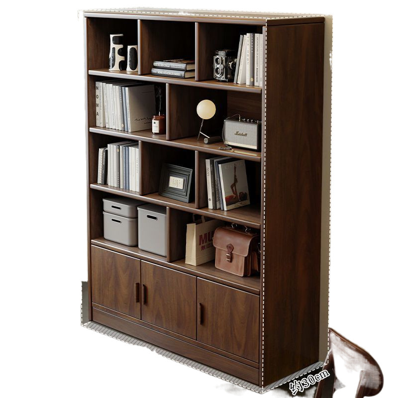 Gabinete de archivos de oficina Gabinete de archivos de madera Gabinete de archivos de madera simple y moderno con puertas Gabinete de almacenamiento multicapa