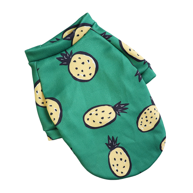 Casual Spandex Polyester Animal Lemon Strawberry Pet Clothing display picture 8