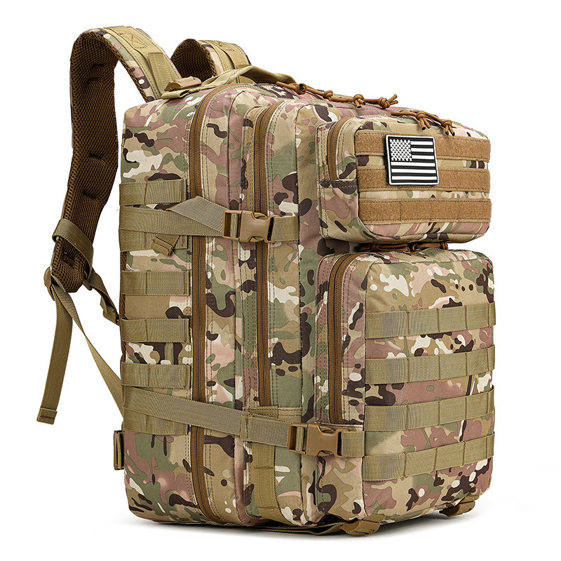 Men's Lightweight Travel Backpack Large Capacity Outdoor Leisure Mountaineering Tactical Bag_voghion.com