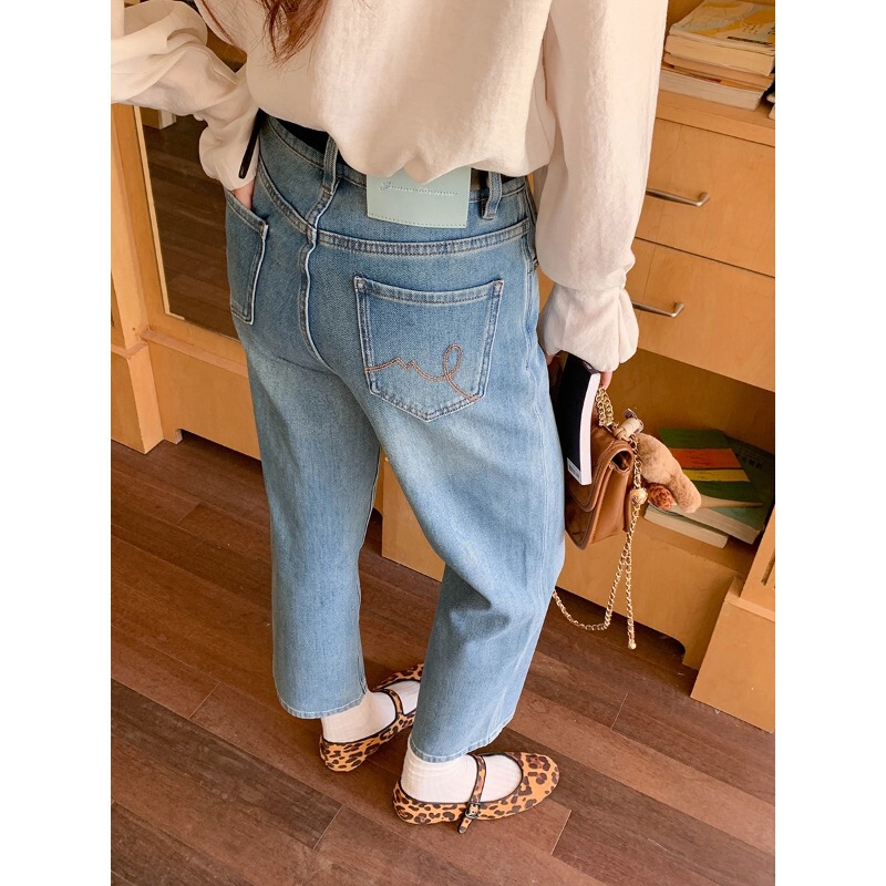 3th Morning Autumn New Style Slim-Fit Cropped Cigarette Jeans for Petite Figures ZY4324 3th Morning Autumn New Style Slim-Fit Cropped Cigarette Jeans for Petite Figures ZY4324
