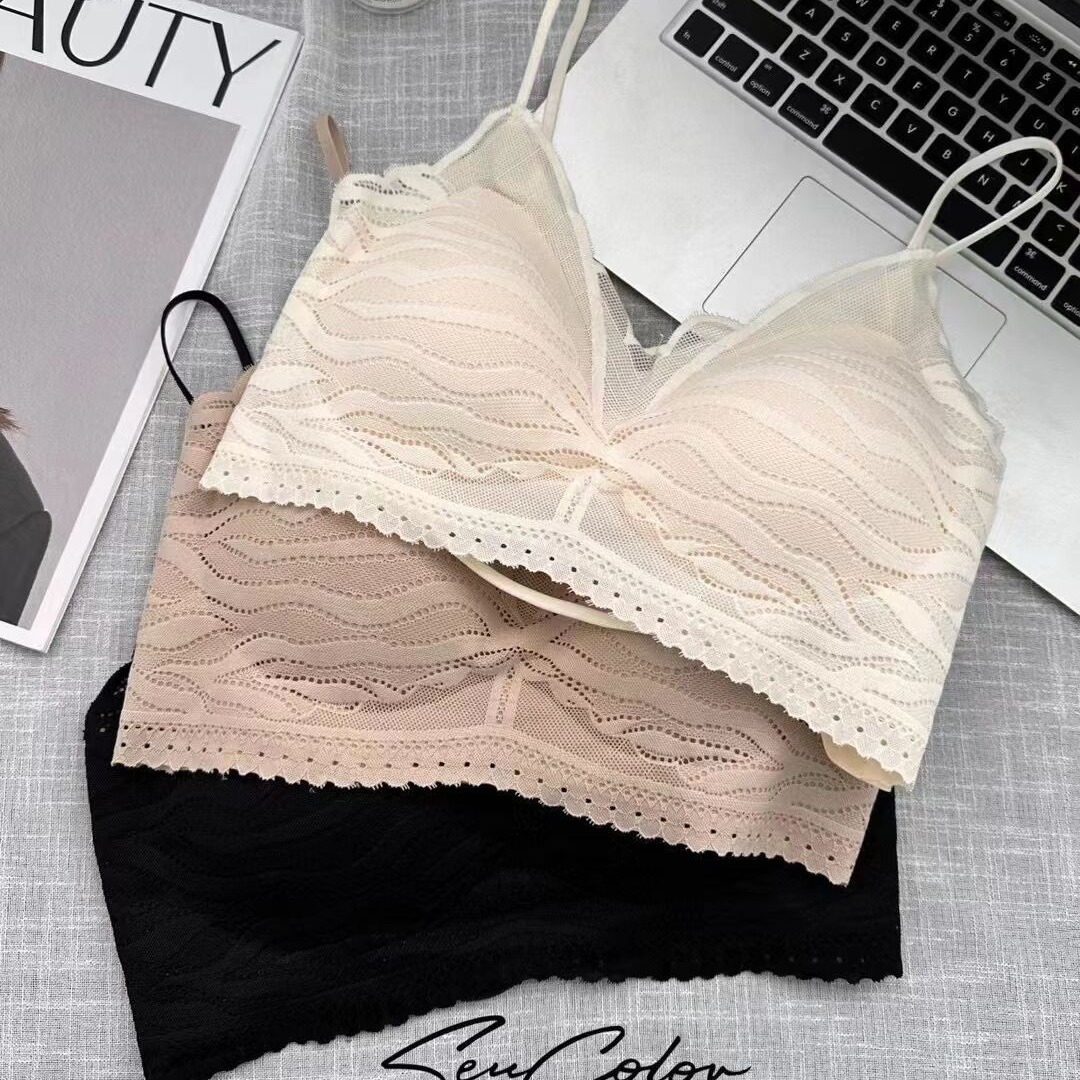 Lace latex supporting comfortable breathable underwear
