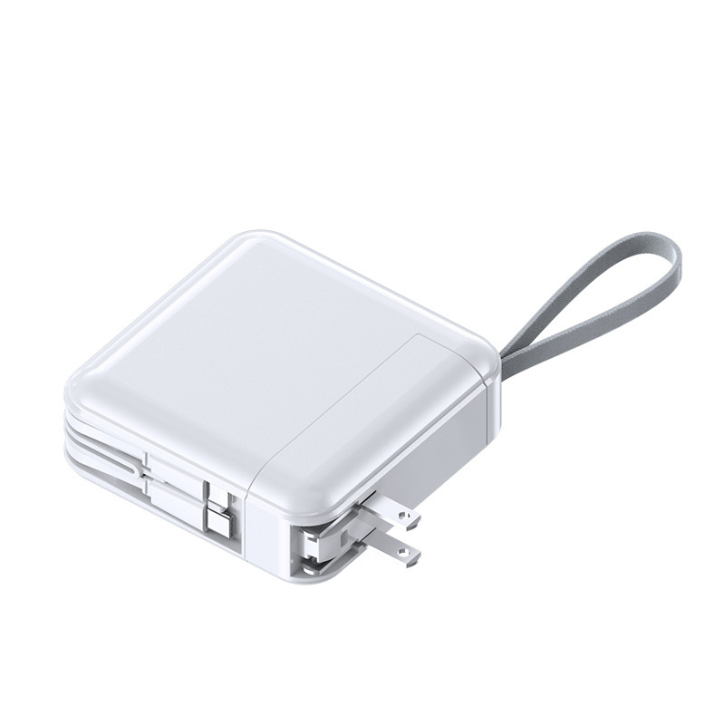3C認証済み 22.5W プラグワイヤー内蔵 双方向急速パワーバンク 多機能モバイル電源 ギフト カスタムロゴ|undefined