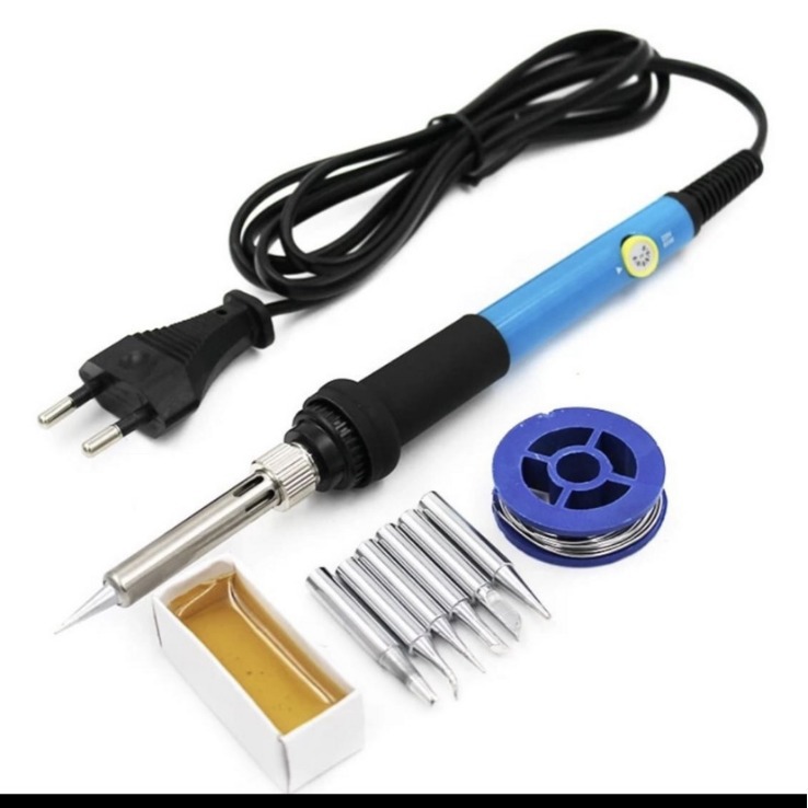 60W可调温内热电烙铁焊锡烙铁头组合套装