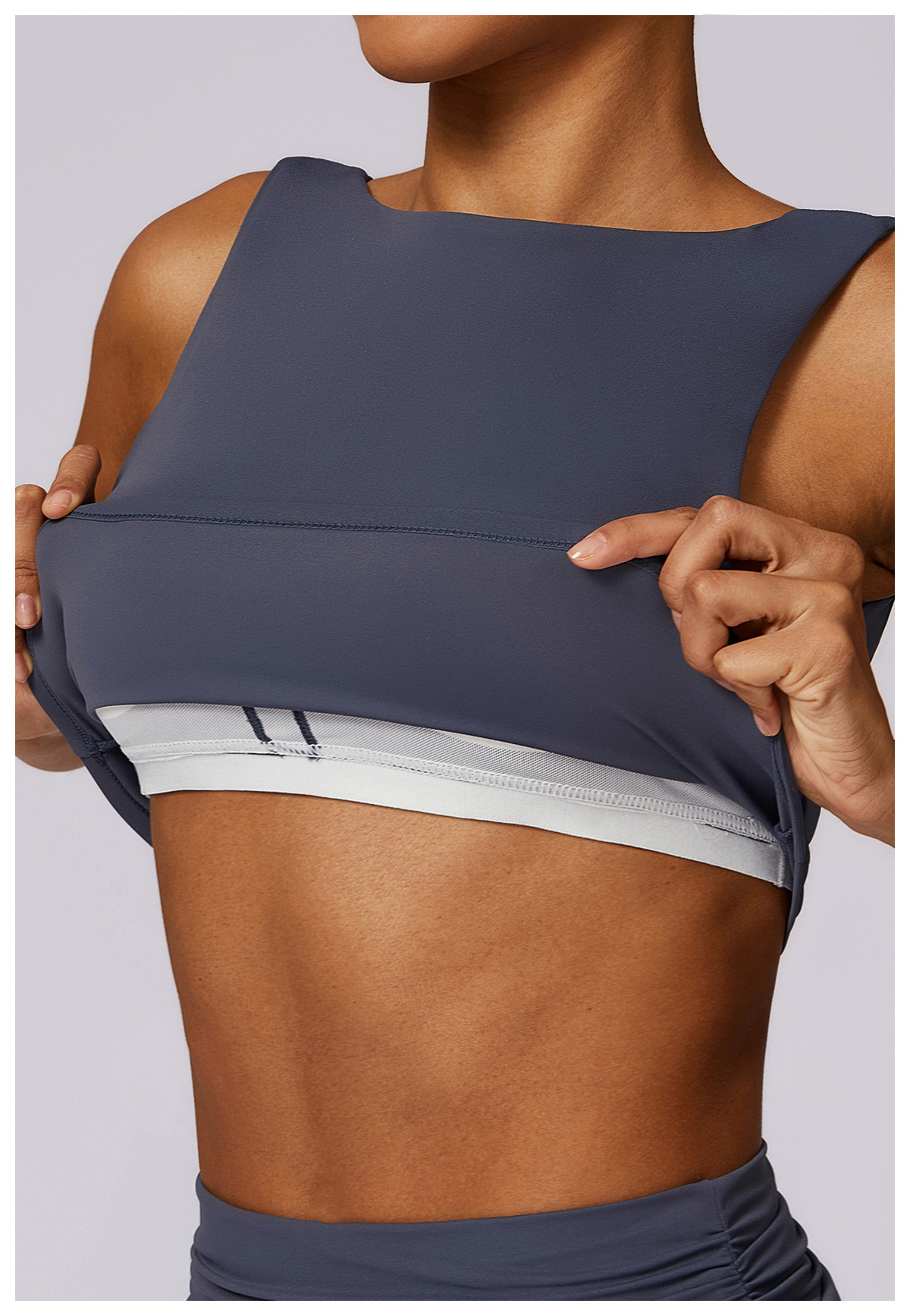 Zechuang Women's Spring Nude Tights Quick Drying Breathable Back Yoga Fitness Suit For Running Sports_ecoleips.com