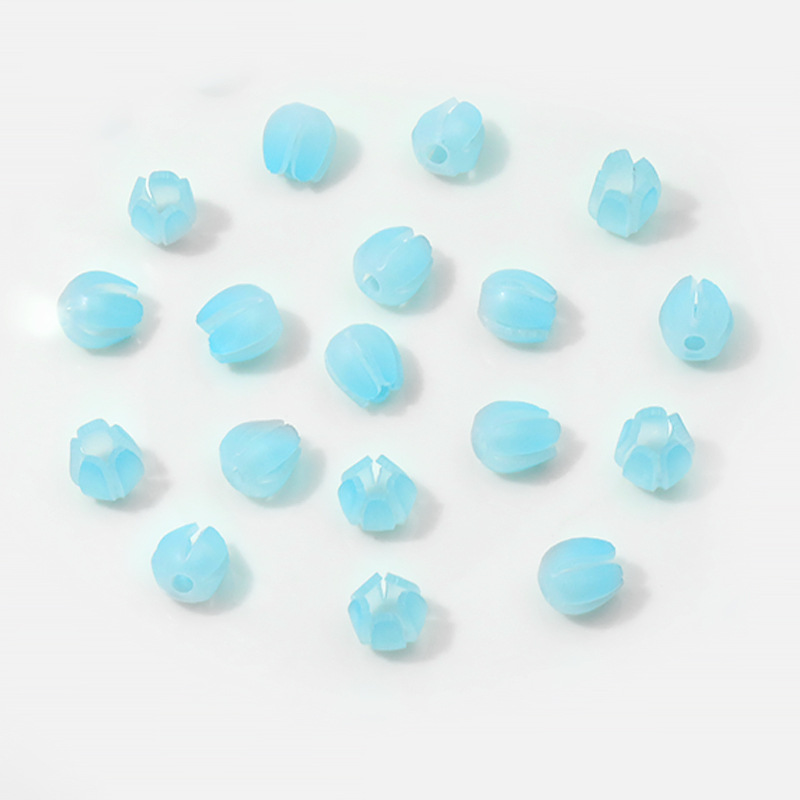 TikTok Pequeño Libro Rojo mismo diyLED noche Luz Accesorios para el cabello pendientes de la horquilla Hoja de acrílico Termocontraíble flor tulipán brote