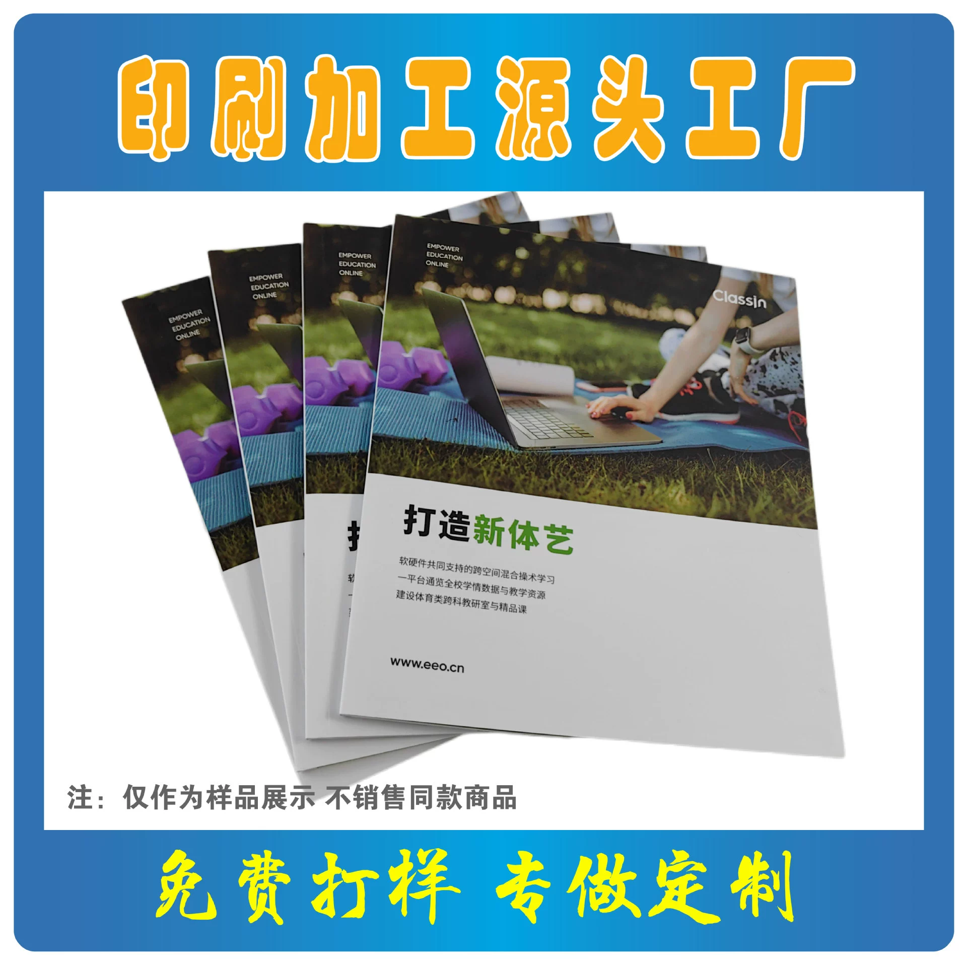 Изысканные альбомные брошюры, печать на одной странице, скрепка-степлер, от производителя, профессиональная печать, доставка по всей стране