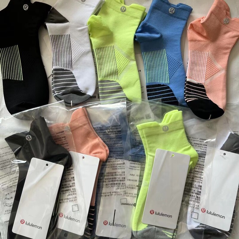 New lululemon Lulu men's and women's socks short fitness casual ankle socks breathable sports quick-drying yoga socks