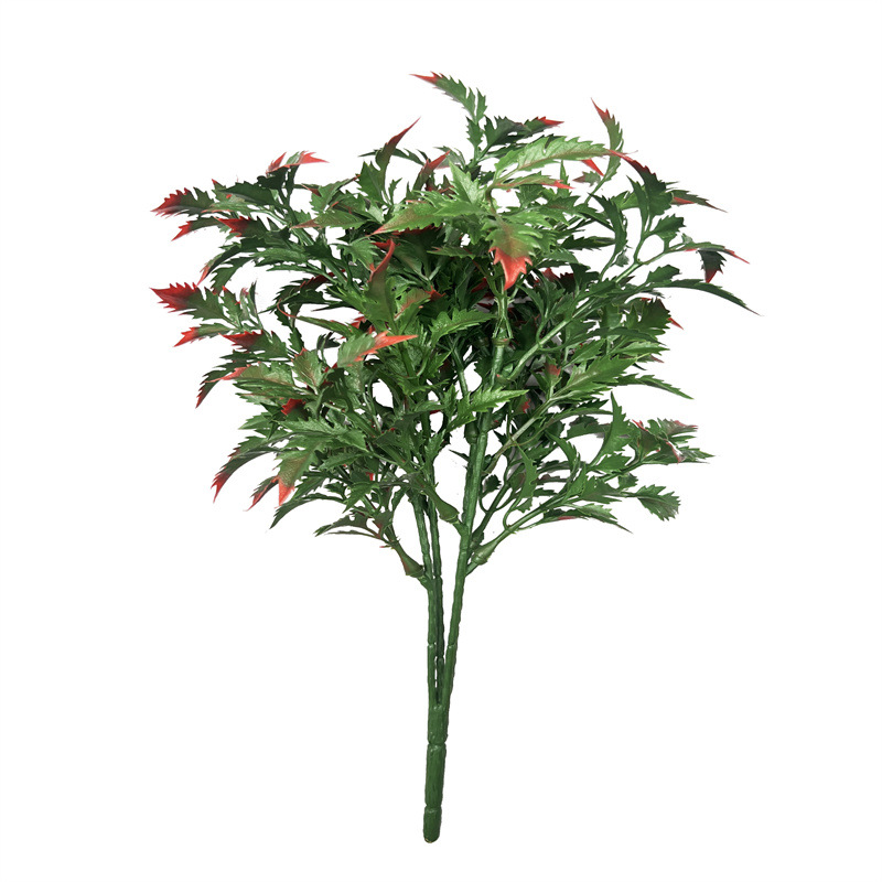 Nuevos accesorios de mangos de plantas ignífugas y retardantes de llama de clase B1 accesorios de pared de plantación verde de simulación retardante de llama UV para exteriores