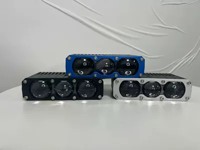 İşçi projektorları grille lights, featuring integrated high and - silver-3-bead-center-net