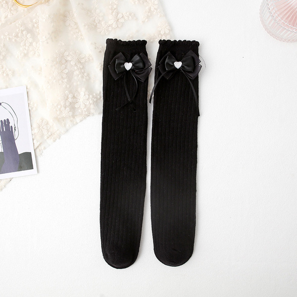 Autumn children's socks with bow