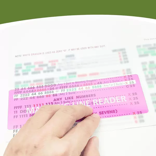 Amazon Cross-Border New Model Mahjong Line Detector, Mahjong Line Reader, Mahjong Card Guide, Mahjong Reader