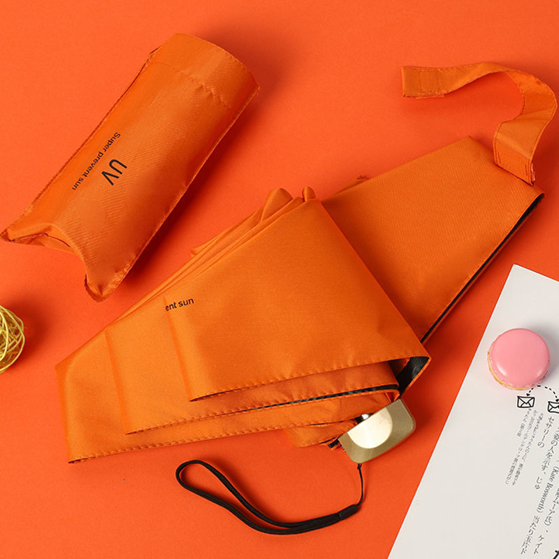 【5つ折り】傘カバー-オレンジ