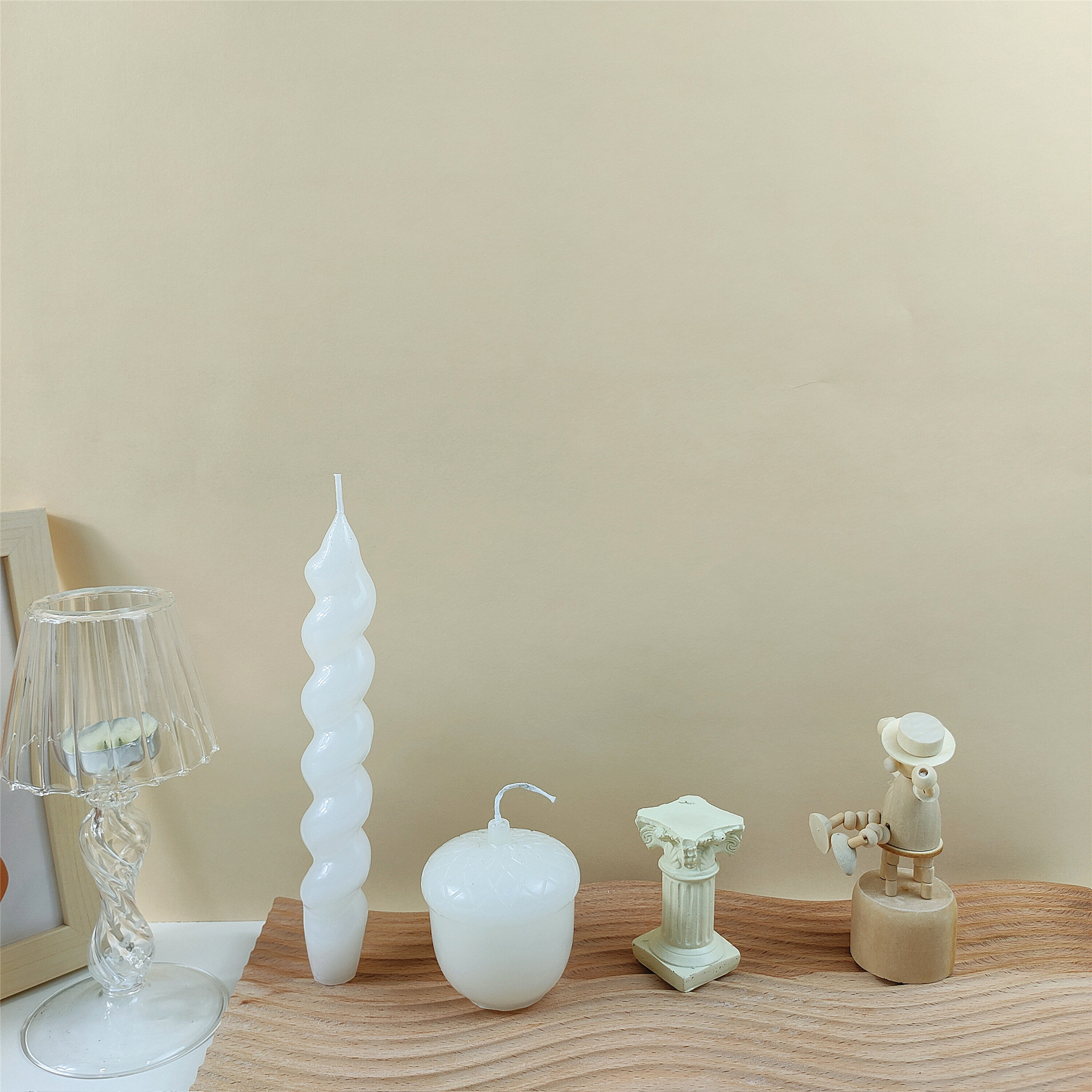 Xiongwei barra espiral cera PC dos-flap molde vela molde Alta Luz y limpieza fácil desmoldeo gran cantidad descuento DIY vela molde