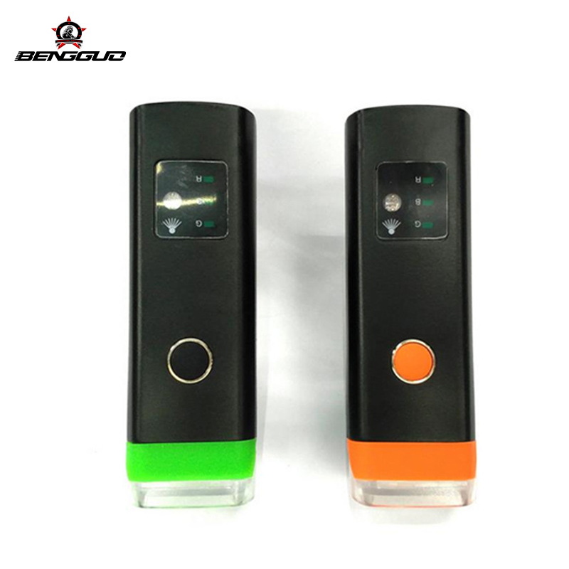 Faro per mountain bike con sensore touch per ricarica USB, torcia elettrica, accessori per equitazione_voghion.com