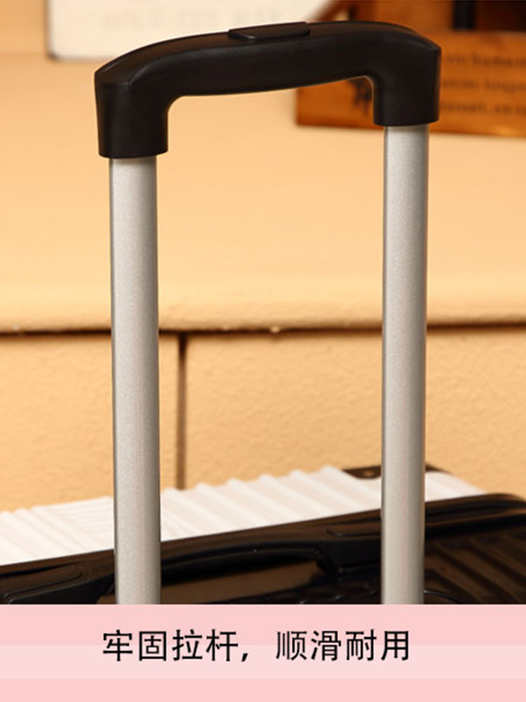 Maleta de mujer red retro 20 pulgadas pequeña caja de viaje 24 pulgadas maleta de estudiantes ruedas silenciosas