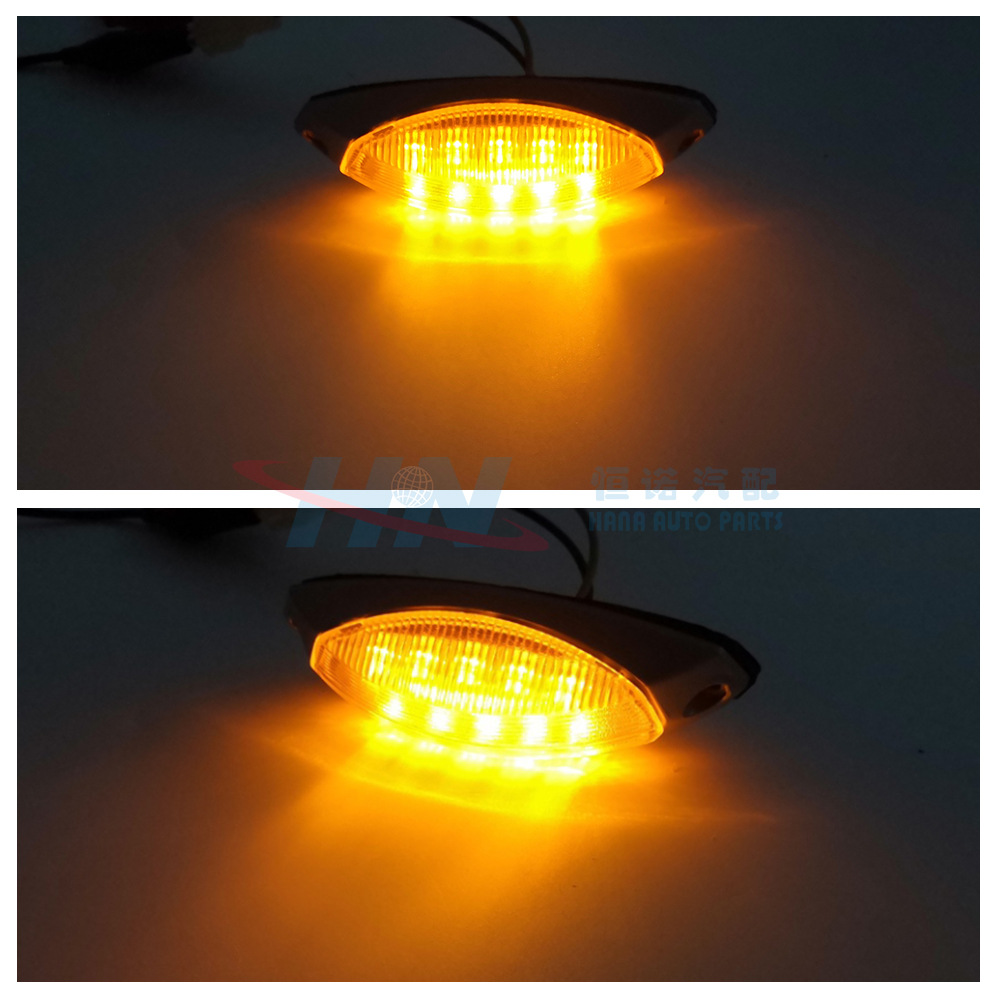 24V camión lado signo luz remolque LED lado luz ancho luz cisterna plana scooter pasajero coche LED luz lateral