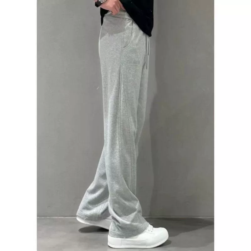 Autumn thin trousers, oversize, loose straight fit