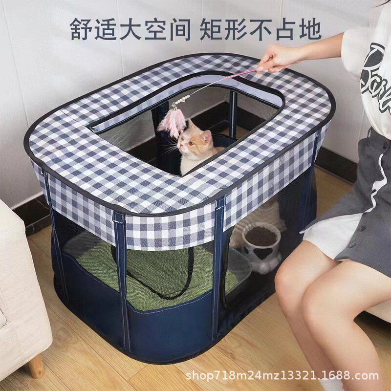 Cat Maternity Kit, Pregnancy Cat Nest, Teddy Dog Nest, Birthing Box, Enclosed Tent for Pet Delivery