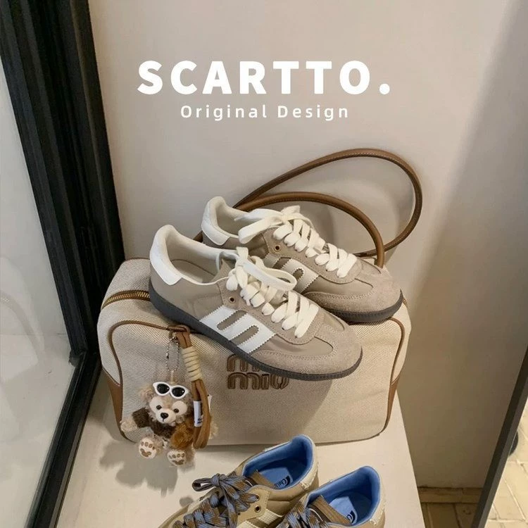 Универсальная супер мягкая американская ретро мокинг обувь женская весенняя цветная плоская обувь Agan студенческая белая спортивная повседневная обувь